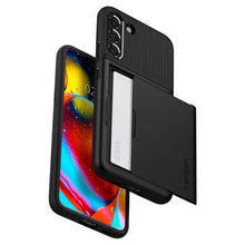Заредете изображение във визуализатора на галерията – SPIGEN SLIM ARMOR CS GALAXY S22 + PLUS BLACK - TopMag

