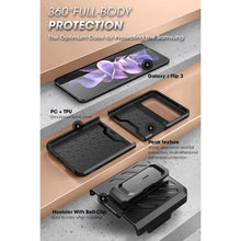 Заредете изображение във визуализатора на галерията – Supcase UNICORN BEETLE PRO GALAXY WITH FLIP 3 BLACK - TopMag
