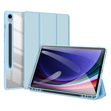 Заредете изображение във визуализатора на галерията – Dux Ducis Toby case with flip stand for Samsung Galaxy Tab S9 FE - blue
