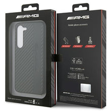 Заредете изображение във визуализатора на галерията – AMG AMHCS23SBLSCA S23 S911 black/black hardcase Carbon Stripe&amp;Embossed
