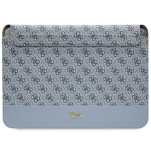 Заредете изображение във визуализатора на галерията – Original GUESS Laptop Sleeve 4G Stripe Metal Logo GUCS14PS4SGB 14 inches blue
