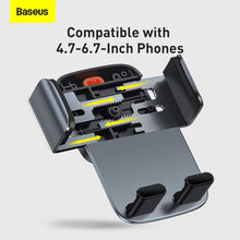 Заредете изображение във визуализатора на галерията – Baseus car holder 2in1 to center console + air vent easy control pro clamp tarnish suyk010014 - TopMag
