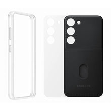 Заредете изображение във визуализатора на галерията – Samsung Frame Cover case for Samsung Galaxy S23 case with interchangeable backs black (EF-MS911CBEGWW)

