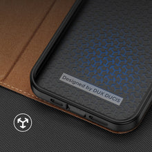 Заредете изображение във визуализатора на галерията – Dux Ducis Skin X2 case for iPhone 14 case with magnetic flap brown
