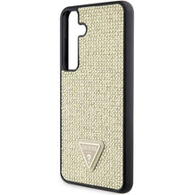 Заредете изображение във визуализатора на галерията – Guess Rhinestone Triangle case for Samsung Galaxy S24 - gold
