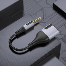 Заредете изображение във визуализатора на галерията – Borofone Cable BL19 Creator 2 in 1 - jack 3,5mm male to 2xjack 3,5mm female - 15 cm black
