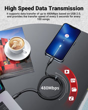 Заредете изображение във визуализатора на галерията – Acefast cable type c to lightning 8-pin mfi 3a pd30w c4-01 1,2m black
