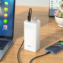 Заредете изображение във визуализатора на галерията – Hoco power bank 40 000mah with desk lamp + pd22,5w + qc3.0 j86 white - TopMag
