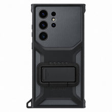 Заредете изображение във визуализатора на галерията – Samsung Rugged Gadget Case for Samsung Galaxy S23 Ultra Rugged Cover Ring Holder Stand Gray (EF-RS918CBEGWW)
