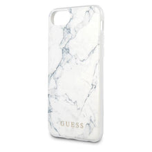 Заредете изображение във визуализатора на галерията – Guess GUHCI8PCUMAWH iPhone 7/8/SE 2020 / SE 2022 biały/white Marble
