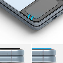 Заредете изображение във визуализатора на галерията – Ringke Cover Display Glass 3x Tempered Glass for Samsung Galaxy Z Flip4 for Rear Mini Display (G4as085)
