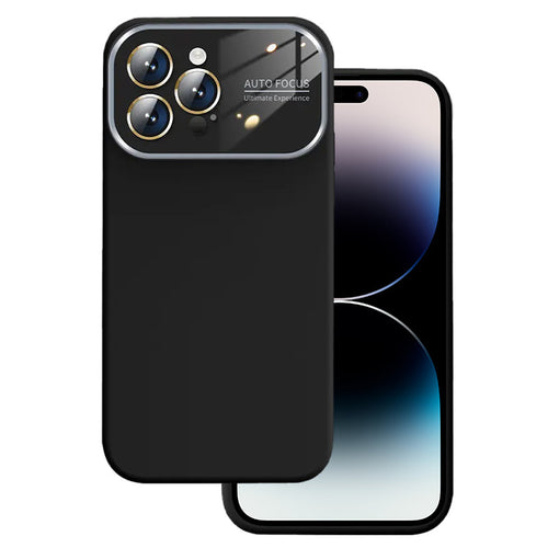 Soft Silicone Lens Case for Iphone 11 black
