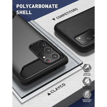Заредете изображение във визуализатора на галерията – Supcase CLAYCO XENON GALAXY S22 ULTRA BLACK - TopMag
