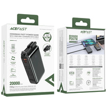 Заредете изображение във визуализатора на галерията – Acefast M4 PD 67W 20000mAh Powerbank with built-in cable - black
