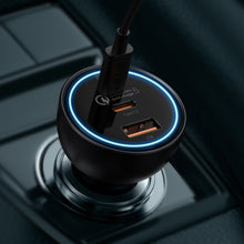 Заредете изображение във визуализатора на галерията – Baseus fast USB / USB car charger Type C 160W PPS Quick Charge 5 PD gray (TZCCZM-0G) - TopMag
