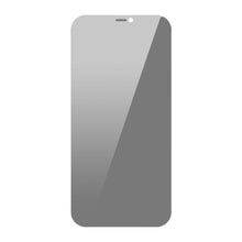 Заредете изображение във визуализатора на галерията – Baseus 2x tempered glass for iPhone 12 Pro Max Privacy Anti Spy (privatizing) with a cover for the speaker + positioner (SGBL061002) (case friendly) - TopMag
