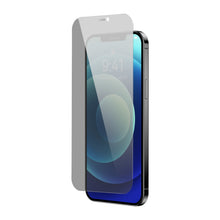 Заредете изображение във визуализатора на галерията – Baseus 2x tempered glass for iPhone 12 Pro Max Privacy Anti Spy (privatizing) with a cover for the speaker + positioner (SGBL061002) (case friendly) - TopMag
