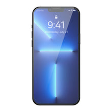 Заредете изображение във визуализатора на галерията – Baseus 2x tempered glass for iPhone 13 Pro Max with speaker cover + positioner (SGBL061202) (case friendly) - TopMag
