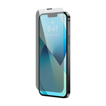 Заредете изображение във визуализатора на галерията – Baseus 2x tempered glass for iPhone 13 Pro / iPhone 13 Privacy Anti Spy (privatization) with speaker cover + positioner (SGBL061302) (case friendly) - TopMag
