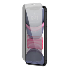Заредете изображение във визуализатора на галерията – Baseus tempered glass for iPhone 11 Pro / iPhone XS / iPhone X Privacy Anti Spy (privatizing) with speaker cover + positioner (SGBL061502) (case friendly) - TopMag
