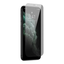 Заредете изображение във визуализатора на галерията – Baseus tempered glass for iPhone 11 / iPhone XR Privacy Anti Spy (privatization) with speaker cover + positioner (SGBL061602) (case friendly) - TopMag
