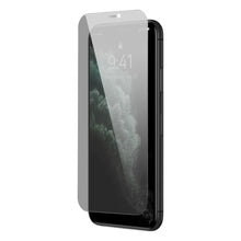 Заредете изображение във визуализатора на галерията – Baseus tempered glass for iPhone 11 / iPhone XR Privacy Anti Spy (privatization) with speaker cover + positioner (SGBL061602) (case friendly) - TopMag

