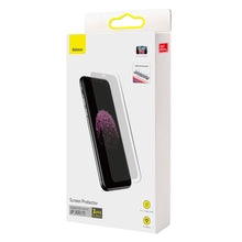 Заредете изображение във визуализатора на галерията – Baseus tempered glass for iPhone 11 / iPhone XR Privacy Anti Spy (privatization) with speaker cover + positioner (SGBL061602) (case friendly) - TopMag
