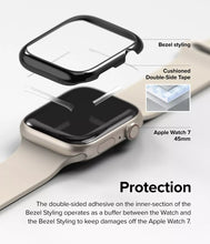 Заредете изображение във визуализатора на галерията – Ringke Bezel Styling Case Frame Envelope Ring Watch 7 41mm Black (Stainless Steel) (AW7-41-03) - TopMag
