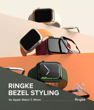 Заредете изображение във визуализатора на галерията – Ringke Bezel Styling Case Frame Envelope Ring Watch 7 41mm Black (Stainless Steel) (AW7-41-03) - TopMag
