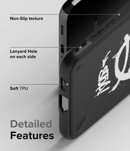 Заредете изображение във визуализатора на галерията – Ringke Onyx Design Durable TPU Cover for Samsung Galaxy S22 + (S22 Plus) black (Graffiti) () - TopMag
