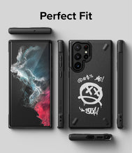 Заредете изображение във визуализатора на галерията – Ringke Onyx Design Durable Cover for Samsung Galaxy S22 Ultra black (X) () - TopMag
