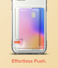 Заредете изображение във визуализатора на галерията – Ringke Fusion Card Case for iPhone 12 Pro / iPhone 12 Card Wallet Documents Transparent (FCD460E52) - TopMag
