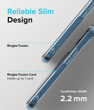Заредете изображение във визуализатора на галерията – Ringke Fusion Card Case for iPhone 13 Card Wallet Documents Transparent (FCD543E52) - TopMag
