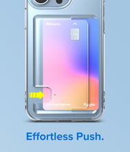 Заредете изображение във визуализатора на галерията – Ringke Fusion Card Case for iPhone 13 Pro Card Wallet Documents Transparent (FCD548E52) - TopMag
