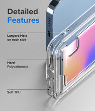 Заредете изображение във визуализатора на галерията – Ringke Fusion Card Case for iPhone 13 Pro Card Wallet Documents Transparent (FCD548E52) - TopMag
