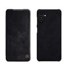 Заредете изображение във визуализатора на галерията – Nillkin Qin leather holster case for Samsung Galaxy A13 5G black - TopMag
