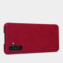 Заредете изображение във визуализатора на галерията – Nillkin Qin Leather Holster Case for Samsung Galaxy A13 5G red - TopMag
