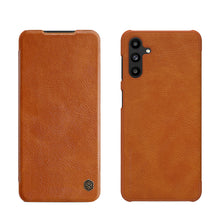 Заредете изображение във визуализатора на галерията – Nillkin Qin leather holster for Samsung Galaxy A13 5G brown - TopMag
