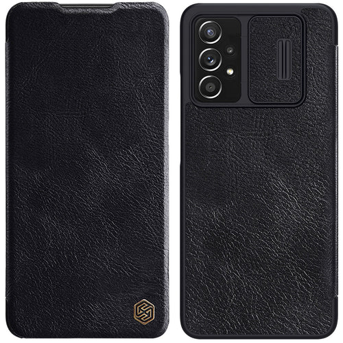 Nillkin Qin leather holster for Samsung Galaxy A73 black - TopMag