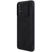 Заредете изображение във визуализатора на галерията – Nillkin Qin leather holster for Samsung Galaxy A73 black - TopMag

