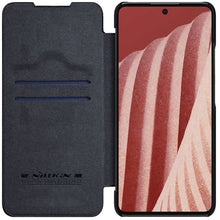 Заредете изображение във визуализатора на галерията – Nillkin Qin leather holster for Samsung Galaxy A73 black - TopMag
