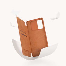 Заредете изображение във визуализатора на галерията – Nillkin Qin leather holster for Samsung Galaxy A73 black - TopMag
