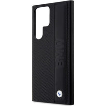 Заредете изображение във визуализатора на галерията – Original faceplate case BMW BMHCS23L22RDPK for SAMSUNG S23 Ultra (Textured and Big Logo Stripe / black)
