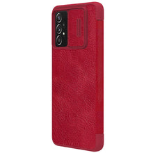 Заредете изображение във визуализатора на галерията – Nillkin Qin leather holster for Samsung Galaxy A73 red - TopMag
