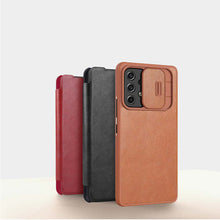 Заредете изображение във визуализатора на галерията – Nillkin Qin leather holster for Samsung Galaxy A53 5G black - TopMag
