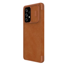Заредете изображение във визуализатора на галерията – Nillkin Qin leather holster for Samsung Galaxy A53 5G brown - TopMag

