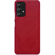 Заредете изображение във визуализатора на галерията – Nillkin Qin Leather Holster Case for Samsung Galaxy A33 5G red - TopMag
