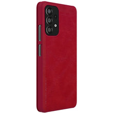 Заредете изображение във визуализатора на галерията – Nillkin Qin Leather Holster Case for Samsung Galaxy A33 5G red - TopMag
