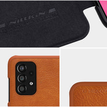 Заредете изображение във визуализатора на галерията – Nillkin Qin Leather Holster Case for Samsung Galaxy A33 5G red - TopMag
