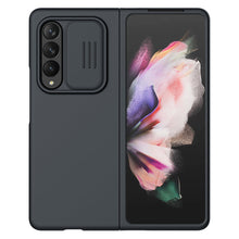 Заредете изображение във визуализатора на галерията – Nillkin CamShield Silky Silicone Case Cover with Camera Cover for Samsung Galaxy Z Fold 3 black - TopMag
